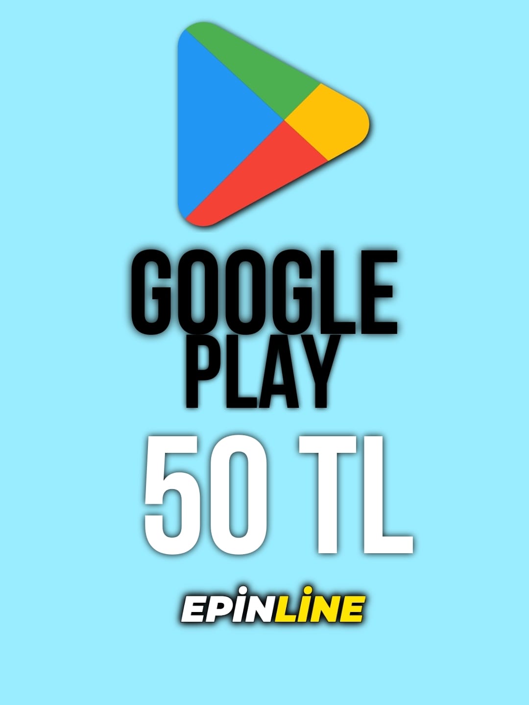 50 TL Google Play Kartı ( 2 ADET 25 TL KOD OLARAK TESLİM EDİLİR )